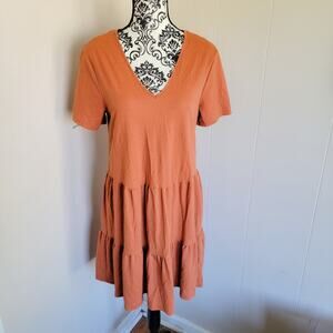 Primark Short Sleeve V-neck Dress